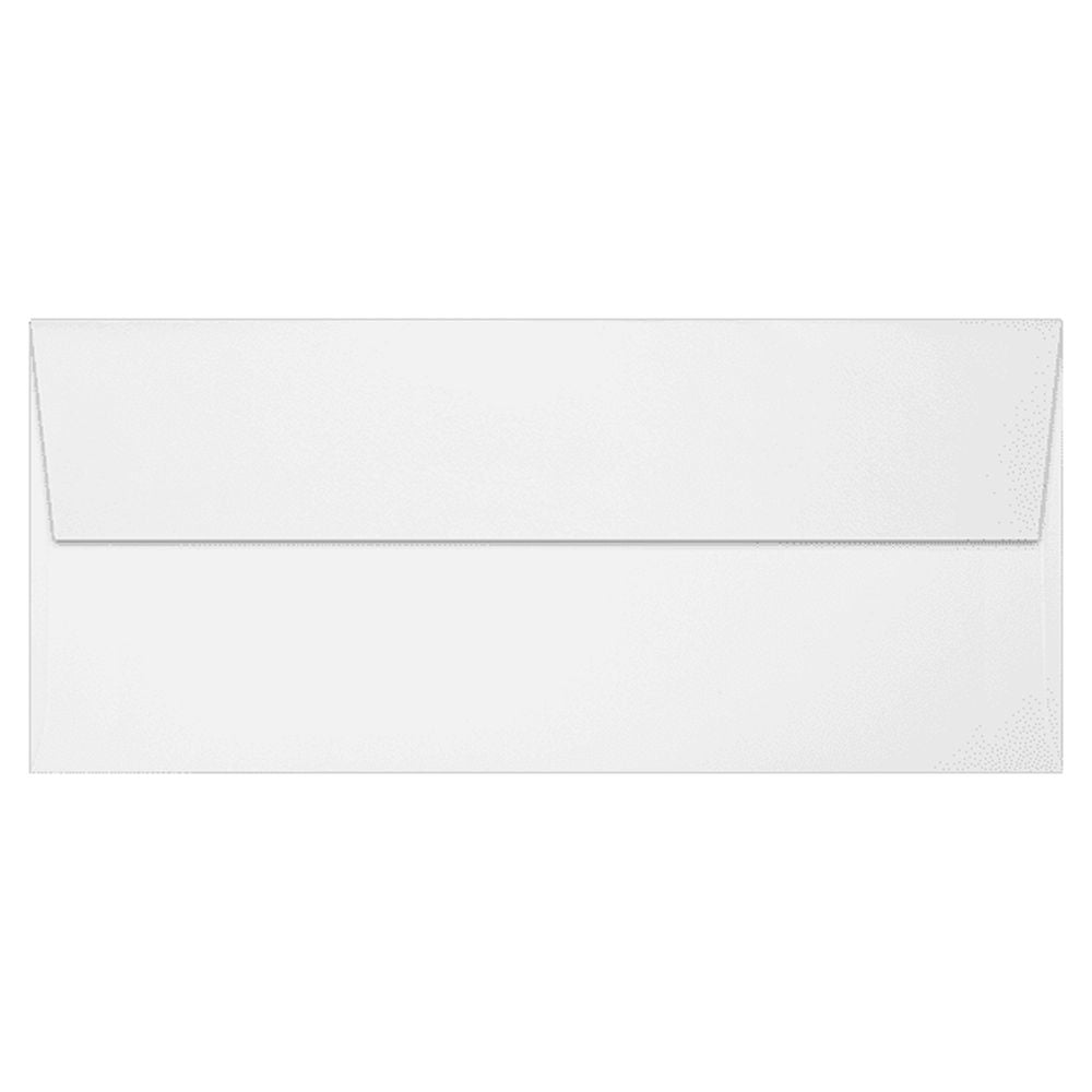 LUXPaper Slimline #9 Invitation Envelopes, Peel & Press, 3 7/8 x 8 7/8, 80lb. Bright White, 1000 Pack