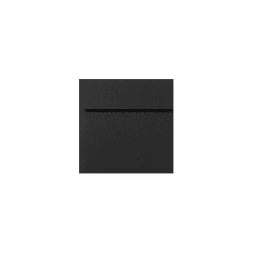 LUXPaper Square Envelopes, 80 lb, 3 1/4 x 3 1/4, Midnight Black, 500 Pack