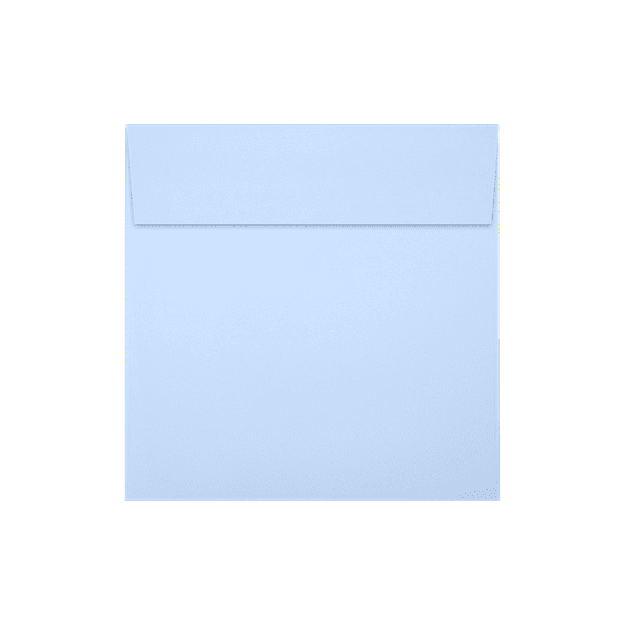 LUXPaper Square Peel & Press Invitation Envelopes, 5 1/2 x 5 1/2, Baby Blue, 50 Pack