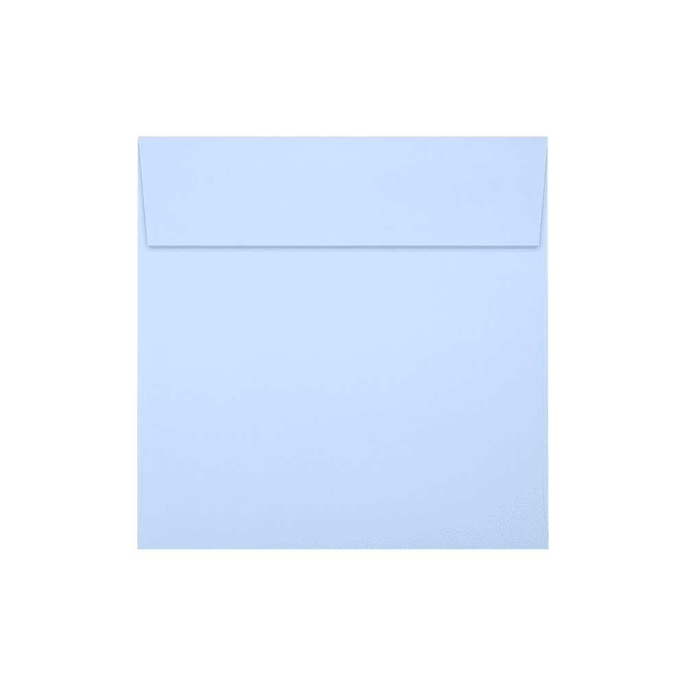 LUXPaper Square Peel & Press Invitation Envelopes, 5 1/2 x 5 1/2, Baby Blue, 500 Pack