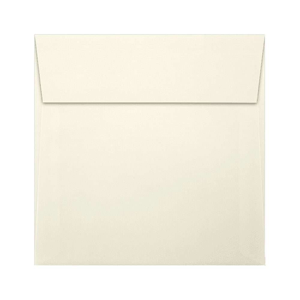 LUXPaper Square Peel & Press Invitation Envelopes, 5 1/2 x 5 1/2, Natural Linen, 1000 Pack