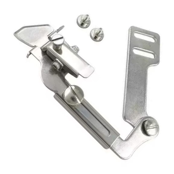 LUXRISEON Adjustable Seam Guide Presser Foot Stainless Steel Texture for Precise Stitching on Household Industrial Sewing Machines