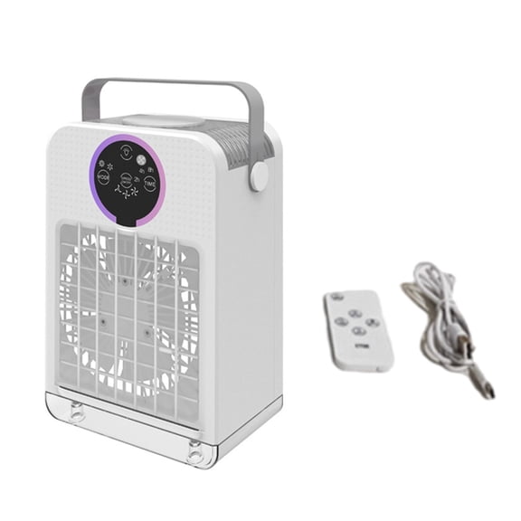 LUXRISEON Energy Efficient Evaporative Air Conditioning USB Operated 700ML Tank Quiet Desktop Fan Perfect for Limited Zones