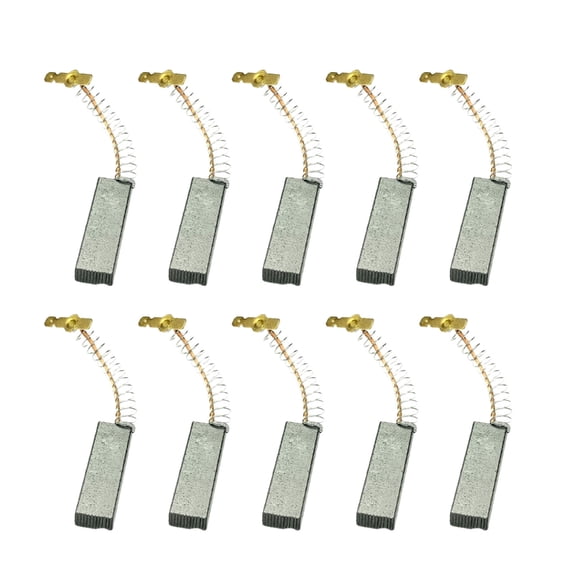 LUXRISEON Pack of 10 Economical Carbon Brushes Suitable for Household Washing Machines Easy Installation and Functionality