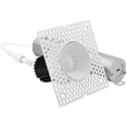 thumbnail image 1 of LUXRITE 1" Trimless LED Recessed Spotlight, 10W, 850LM, 5CCT, 60 Beam Angle, Dimmable, CRI 90, IC Rated, ETL White, 1 of 7