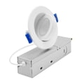 thumbnail image 1 of LUXRITE 2 In. Floating Gimbal LED Recessed Light, 360 Rotation & 90 Tilt, 5CCT, CRI90, 7W, 600LM Dimmable IC Rated ETL, 1 of 7