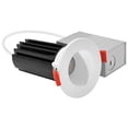 thumbnail image 1 of LUXRITE 2 In. LED Recessed Light, Round White & Wall Washer Interchangeable Trim, 5CCT, 1000LM, 15W, CRI80, Dimmable, 1 of 7