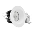 thumbnail image 1 of LUXRITE 5 In. LED Regressed Light with Round White Trim, 22W, 1800LM, 5CCT, 38 Beam, Dimmable, Twist-N-Lock, CRI90 ETL, 1 of 7