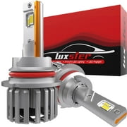 LUXSTER 2025 HolyKnight, 30000LM 55W 9007 HB5 LED Headlight Bulbs, Dual High Low Beam Headlight, Super Bright, 6000K Cool White, Pack of 2