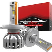 LUXSTER 2025 HolyKnight, 30000LM 55W H4 9003 HB2 LED Headlight Bulbs, Dual High Low Beam Headlight, Super Bright, 6000K Cool White, Pack of 2