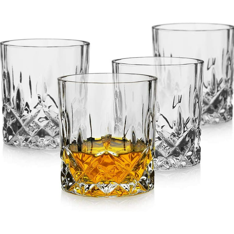 Aoeoe Whiskey Glasses Set of 4, 11 OZ Old Fashioned Glasses, Bourbon  Glasses, Premium Scotch Glasses…See more Aoeoe Whiskey Glasses Set of 4, 11  OZ