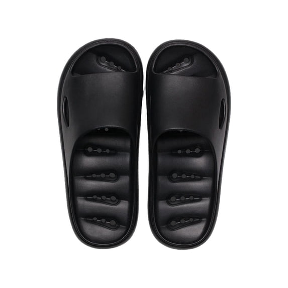 LUXUR Men's Slip On Sport Slide Sandals Flip Flop Shower Shoes Slippers House Pool Gym