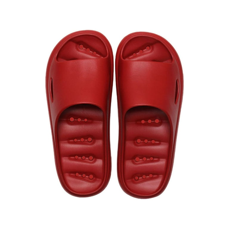 LUXUR Men s Slip On Sport Slide Sandals Flip Flop Shower Shoes Slippers House Pool Gym