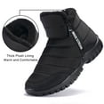thumbnail image 1 of LUXUR Mens Snow Boots Winter Anti-Slip Waterproof Ankle Warm Faux Fur Lined Shoes, 1 of 9