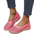 thumbnail image 1 of LUXUR Summer Women Orthopedic Sandals Hollow Out Fashion Casual Beach Walking Shoes Pink Size 8.5, 1 of 5