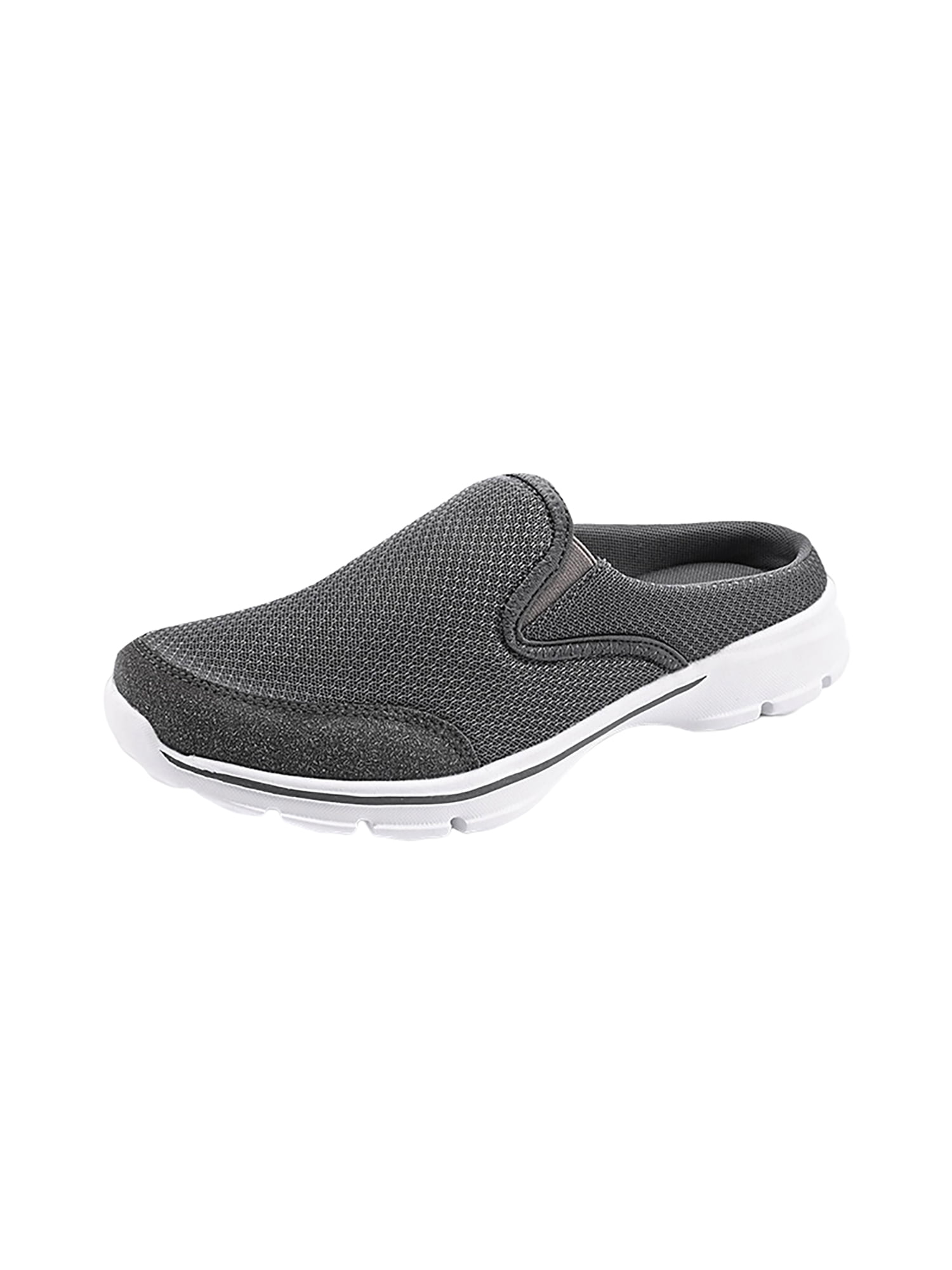 LUXUR Women's Backless Walking Sneakers Summer Slip-on Mule Shoes ...