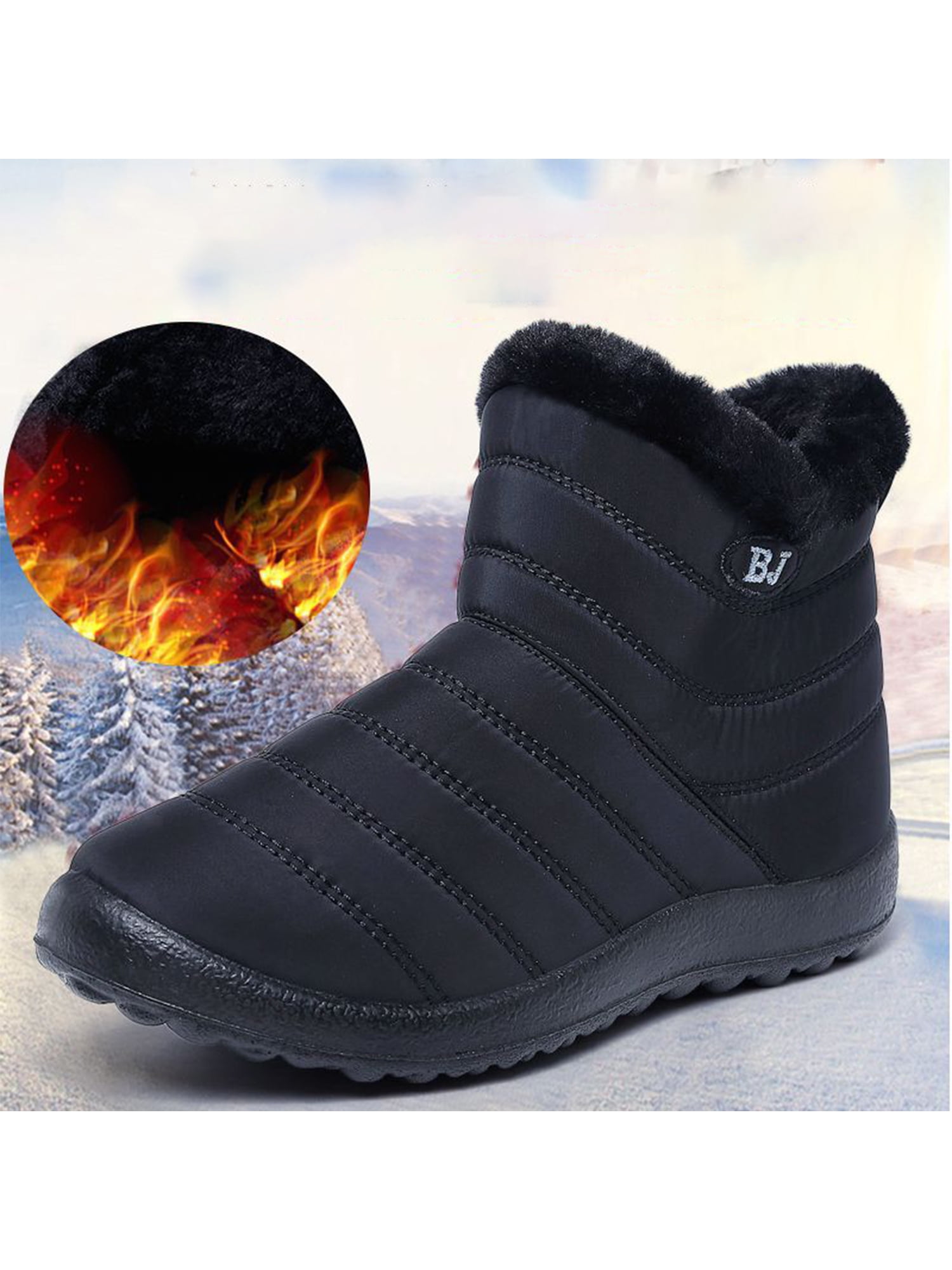LUXUR Womens Boots Snow Boot Winter Ankle Booties Kuwait Ubuy