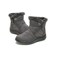thumbnail image 1 of LUXUR Womens Faux Furry Lined Snow Ankle Boots Ladies Comfort Outdoor Winter Warm Shoes, 1 of 8
