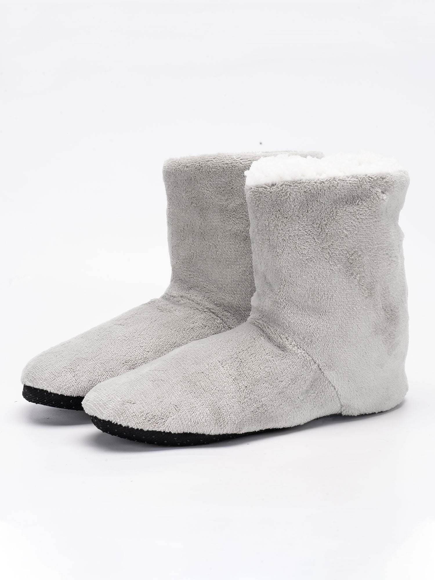 LUXUR Womens Fuzzy Slippers Christmas Bootie Slippers House Sock Shoes