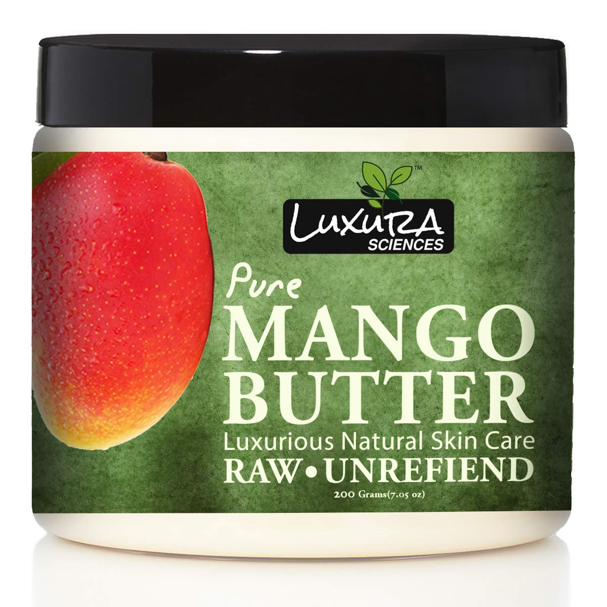 LUXURA SCIENCES Pure Raw Mango Butter Unrefined Organic for Skin and