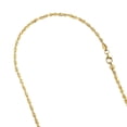 thumbnail image 1 of LUXURMAN Solid 10K Yellow Gold 4mm Wide Rope Chain Diamond Cut Link Bracelet with Lobster Clasp (8" long), 1 of 3