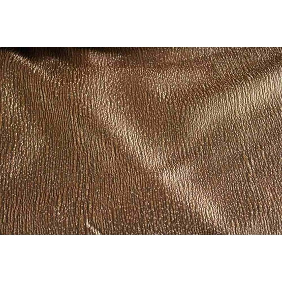 LUXURY Crushed Fabric, 110 Inch. in Width, Antique Gold / Cut by the Yard