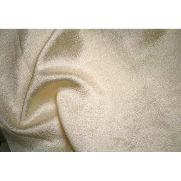 LUXURY Crushed Fabric, 110 Inch. in Width, Ivory / Sample 3x3 Inch