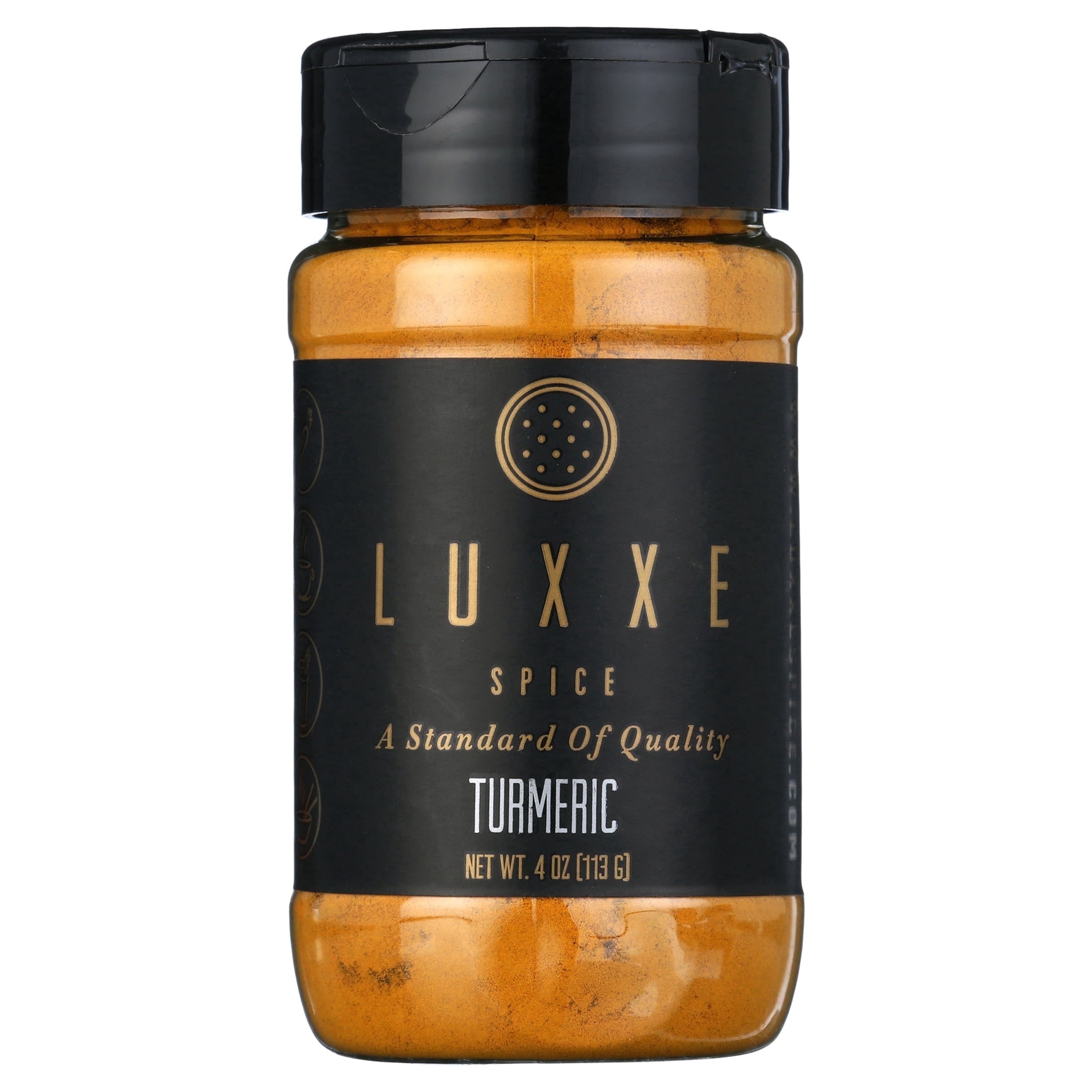 LUXXE Spice 100% Pure Turmeric Powder with 5% Curcumin, 4 Ounce