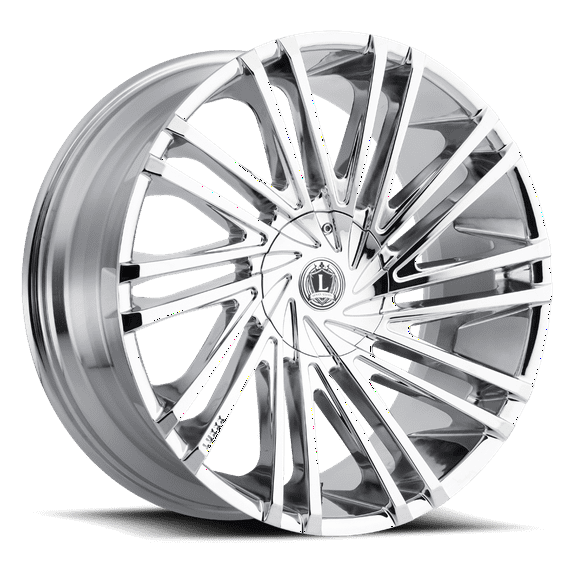 LUXXX ALLOYS 17 24X9.5 6X135/6X139.7 30ET 73.1CB CHROME WHEEL