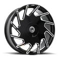 thumbnail image 1 of LUXXX ALLOYS 25 20X8.5 5X114.3/5X120 33ET 73.1CB GLOSS BLACK MILLED WHEEL, 1 of 1