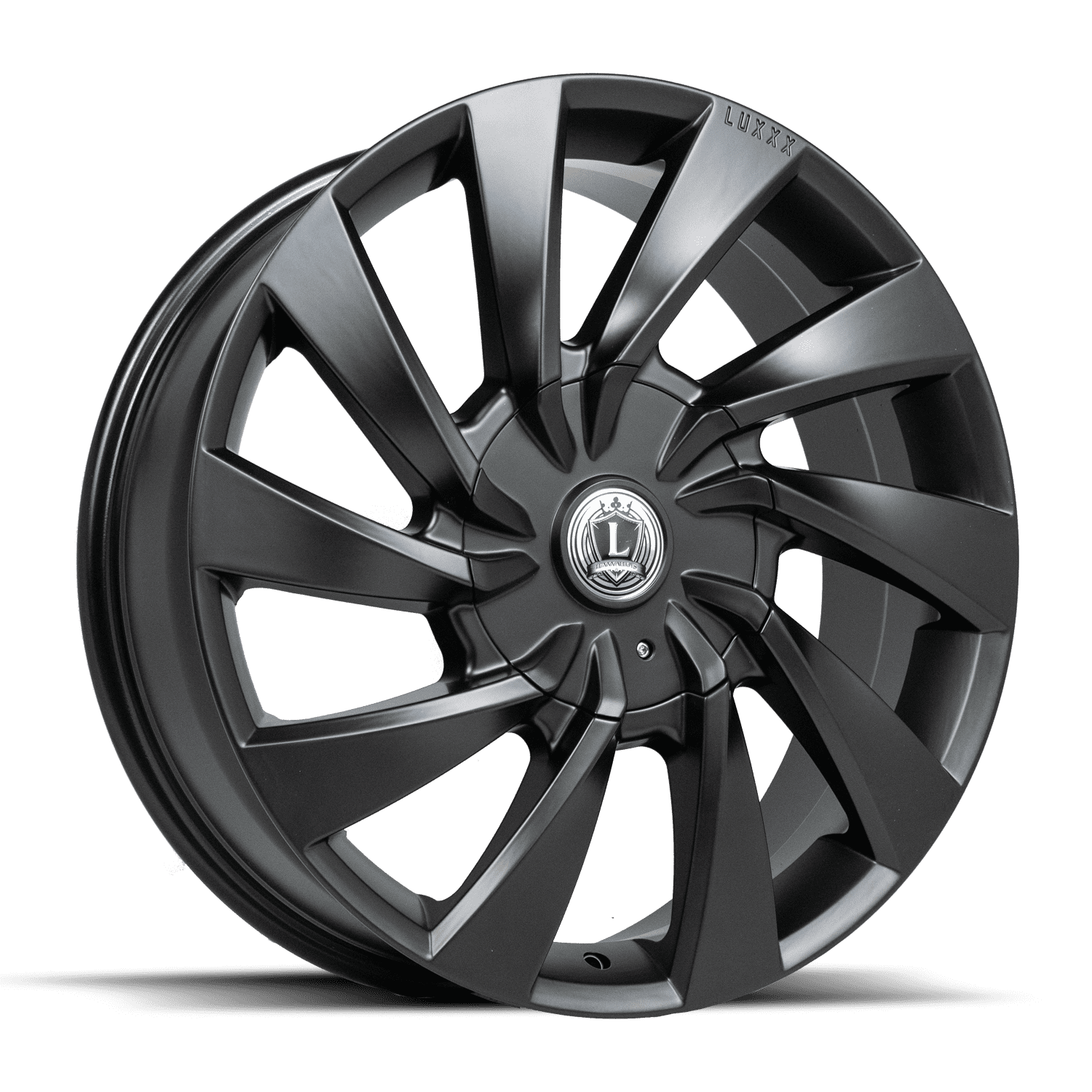 LUXXX ALLOYS 30 20X8.5 5X110/5X114.3 30ET 73.1CB Satin Black Wheel