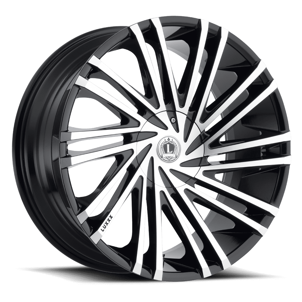 LUXXX Alloys Alloy Rims LUX17 20X8.5 5114.3/120 +30 73.1 Gloss Black Machined Face