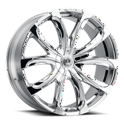 LU Alloys Alloy Rims LUX24 22X9.5 5115/120 +18 73.1 Chrome