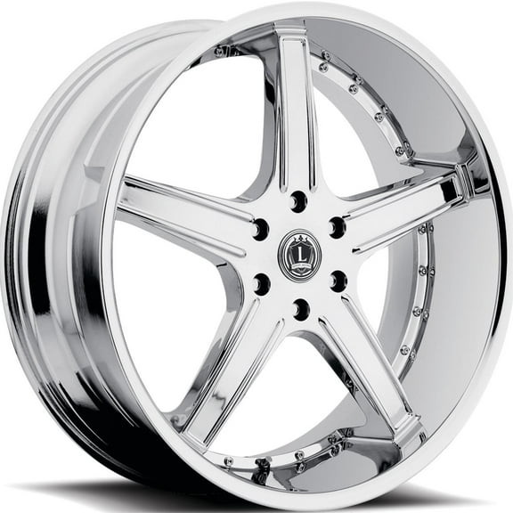 LUXXX Alloys Alloy Rims LUX6 24X9 5X127 +18 78.1 Chrome