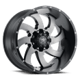 thumbnail image 1 of LUXXX HD Alloy Rims LHD12 24X14 8X165 -76 122.1 Satin Black Gray Face, 1 of 2