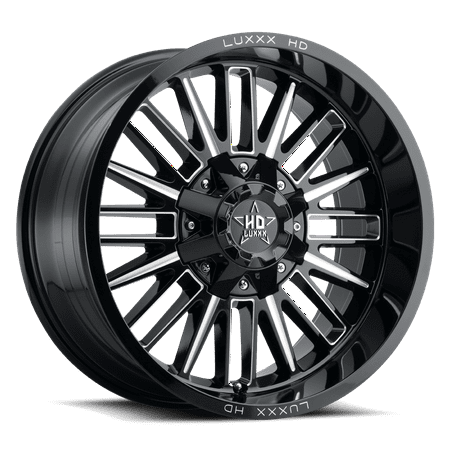 LUXXX HD Alloy Rims LHD23 20X10 8165/170 -18 125 Gloss Black Milled