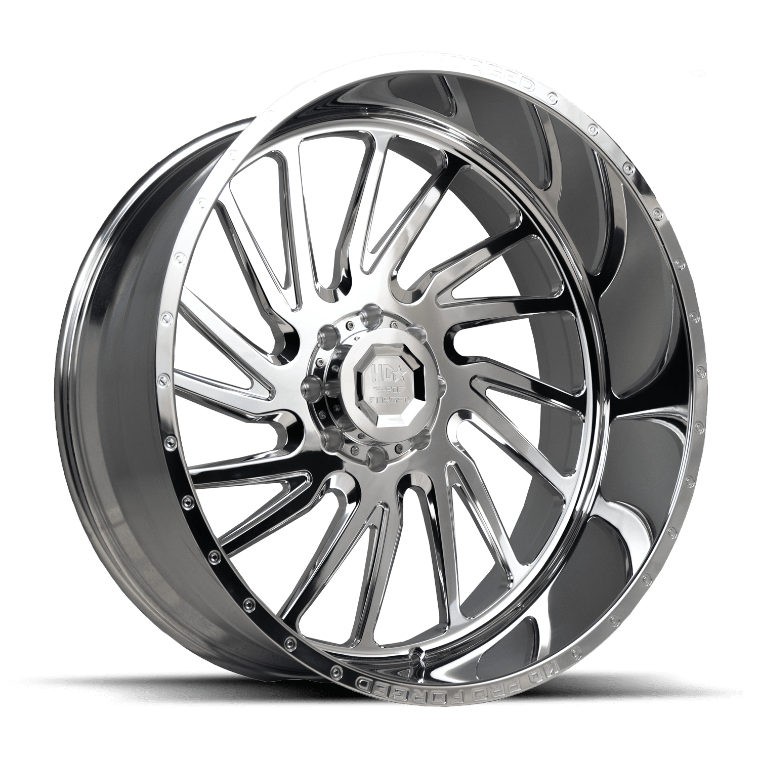 LUXXX HD FORGED LHD PRO 1 HORNET 26X12 6X139.7 -44ET 122.1CB High Polished Wheel