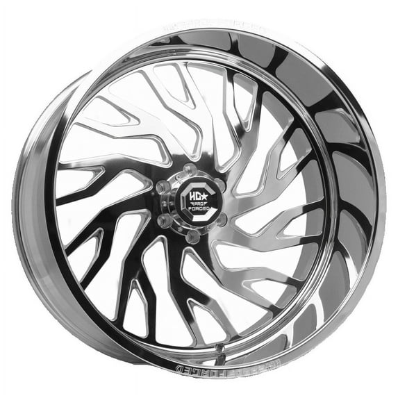 LUXXX HD FORGED LHD PRO 2 HUEY 22X12 8X180 -44ET 122.1CB HIGH POLISHED WHEEL