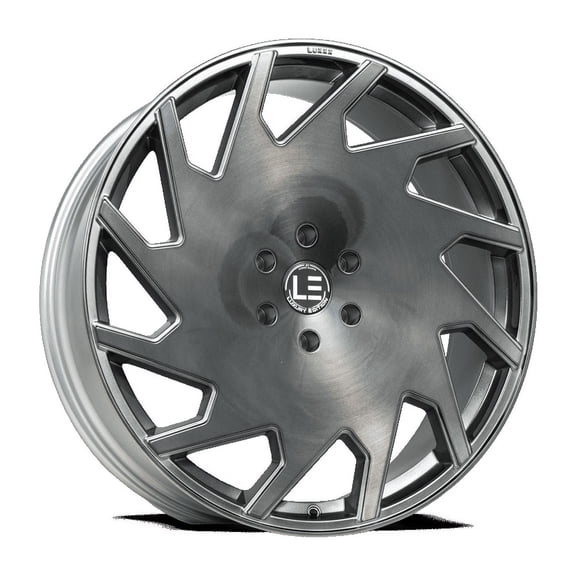 LUXXX LE Alloy Rims LUXLE11 20X8.5 5X114.3 +30 73.1 Brushed Face Silver Titanium Black Clear Coat