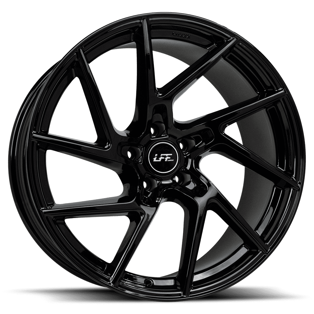 LUXXX LFF 02-LEON 20X10.5 5X114.3 40ET 73.1CB GLOSS BLACK WHEEL