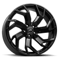 thumbnail image 1 of LUXXX LFF 04-ALFA 19X9 5X120 30ET 73.1CB GLOSS BLACK WHEEL, 1 of 2