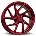 thumbnail image 1 of LUXXX LFF Alloy Rims LFF-02 LEON 20X10.5 5X120 +25 73.1 Full Brushed Roja Red LSDP, 1 of 2