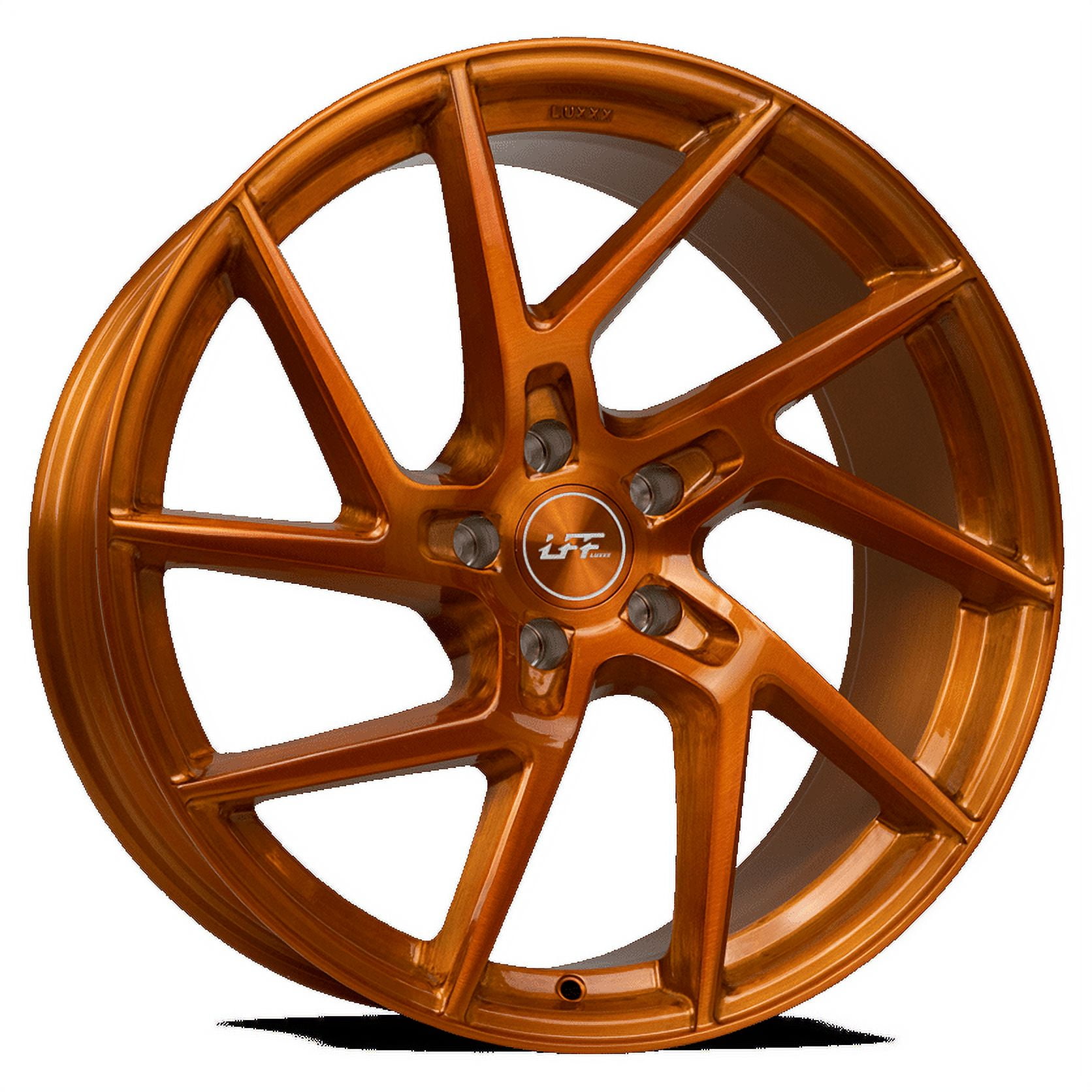 LUXXX LFF Alloy Rims LFF-02 LEON 20X9 5X112 +33 66.6 Brushed F Titanium Black LSCP2
