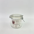 thumbnail image 1 of LUYITOM Kitchen containers,Airtight Glass Canister with Lids 17oz Food Storage Jar Round - Storage Container with Clear Preserving Seal Wire Clip Fastening for Kitchen Canning Cereal, 1 of 9
