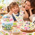LUZBLSM Pasture Cow Butter Slime DIY Kit for Kids, Large Jar White ...