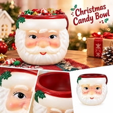 Santa Candy Bowl