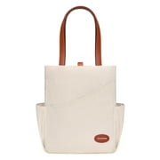 LUZZ Tennis Pickleball Bag Tote Shoulder Bag Versatile Sports Bag Present for Men Women Cream Bag