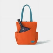 LUZZ Tennis Pickleball Bag Tote Shoulder Bag Versatile Sports Bag Present for Men Women Orange Bag