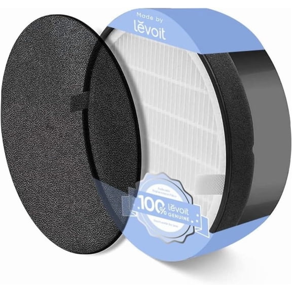 LV-H132 Air Purifier nuine Replacement Filter, AHAM VERIFIDE, High-Efficiency Activated Carbon for Removal of Smoke, Odor, Allerns, Pollen, LV-H132-RF, 1 Pack