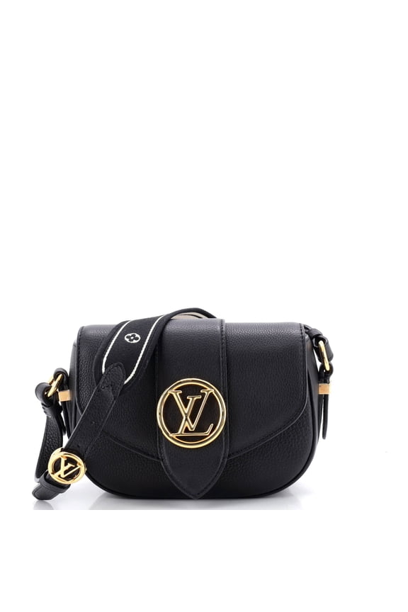 LV Pont 9 Soft Bag Leather PM By Rebag